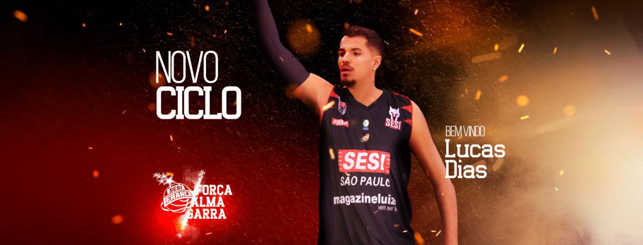 Lucas Dias é o novo reforço do Sesi Franca Basquete