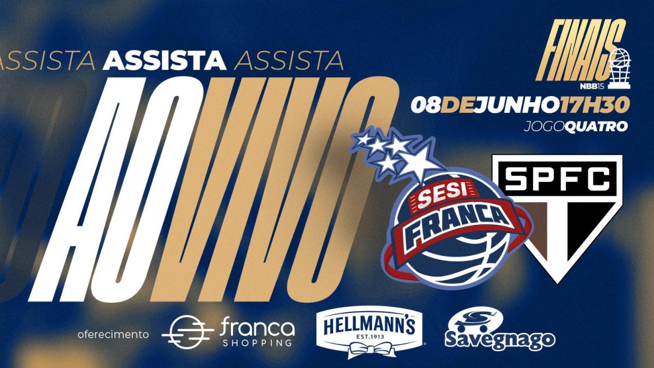 Assista ao vivo a final do NBB entre Sesi Franca e São Paulo