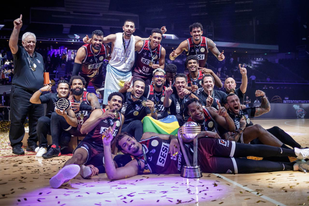 Sesi Franca conquista o título inédito da Copa Intercontinental da FIBA