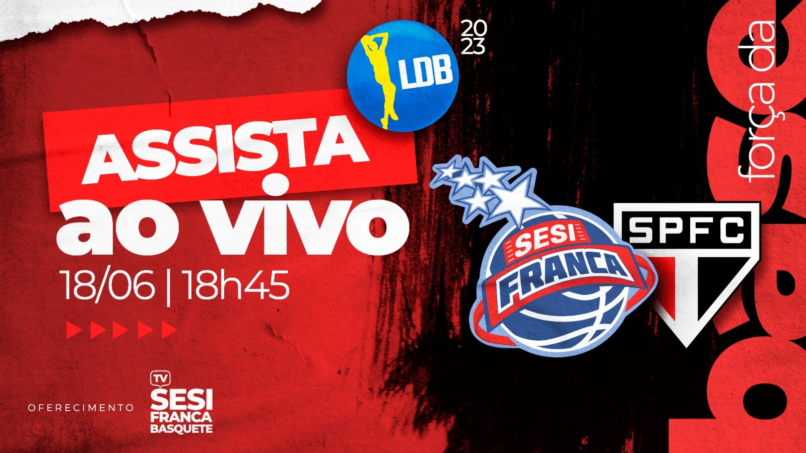 TV SFB anuncia transmissão dos jogos do Sesi Franca Basquete na Liga de Desenvolvimento de Basquete 2023