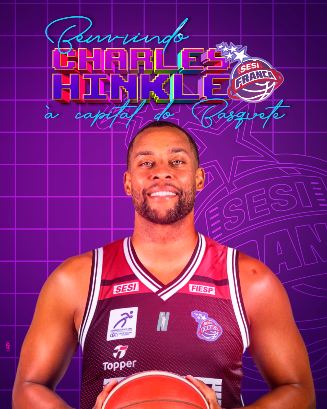 Charles Hinkle é o novo jogador do Sesi Franca Basquete