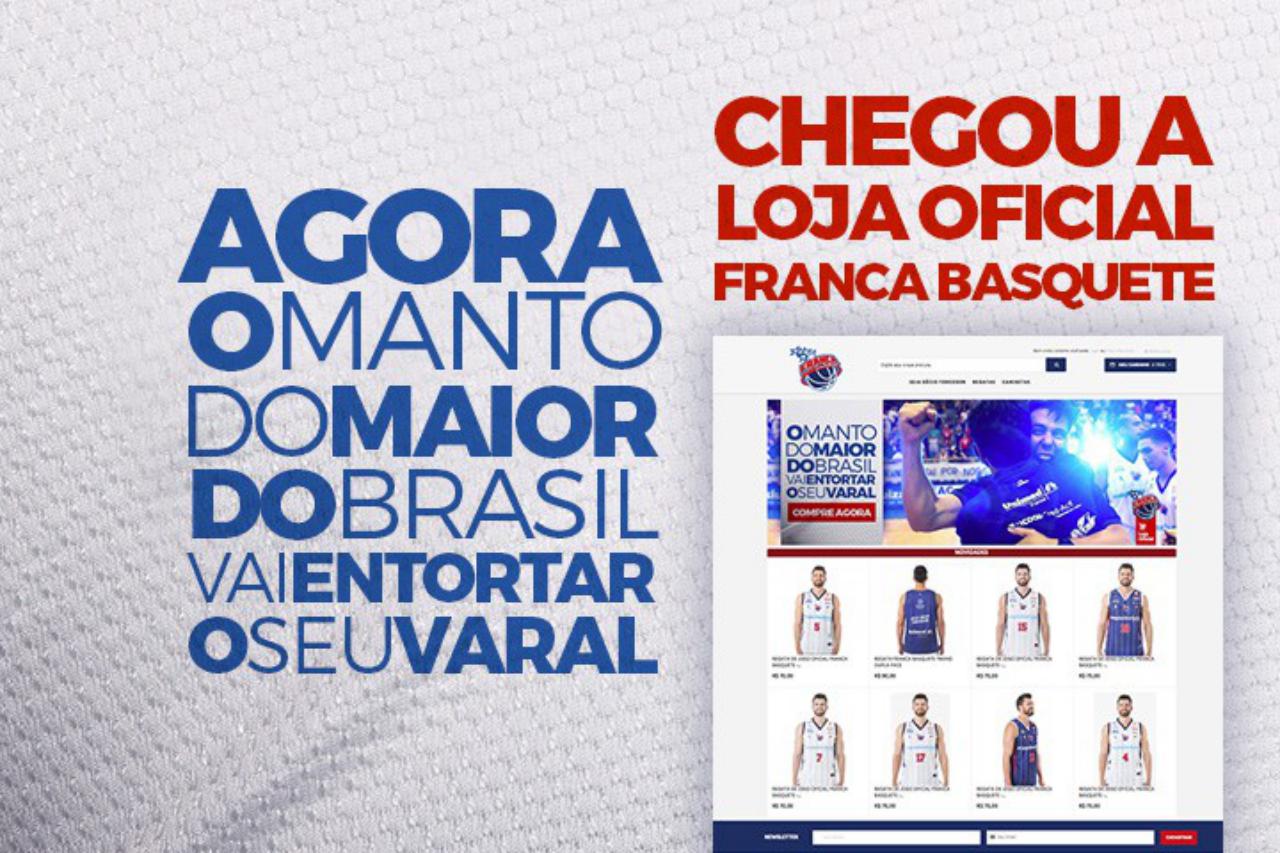 Loja online do Franca basquete já está no ar