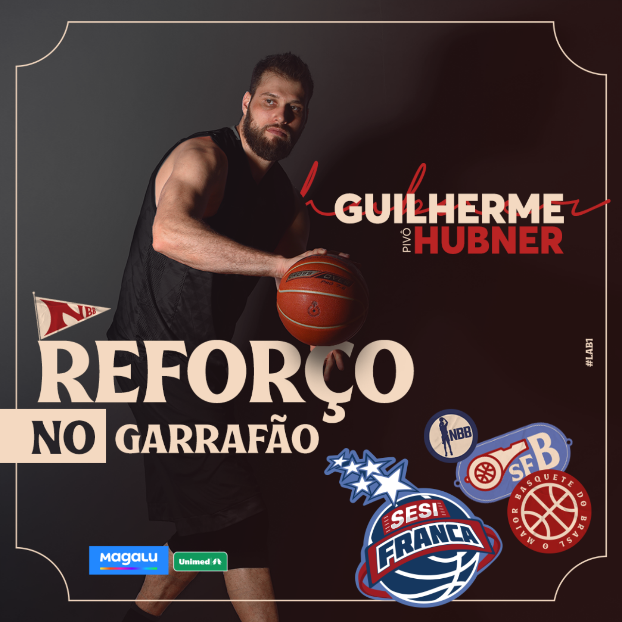 Sesi Franca Basquete contrata Guilherme Hubner