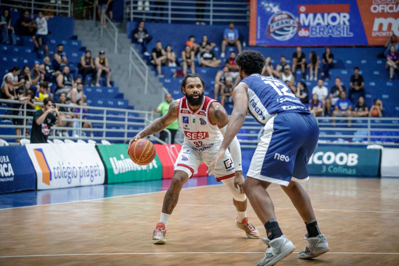 Sesi Franca enfrenta o Cerrado Basquete em último jogo pela fase de classificação do NBB 2023/24