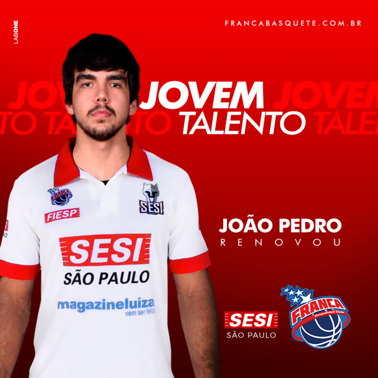 Sesi Franca Basquete renova com João Pedro Demétrio