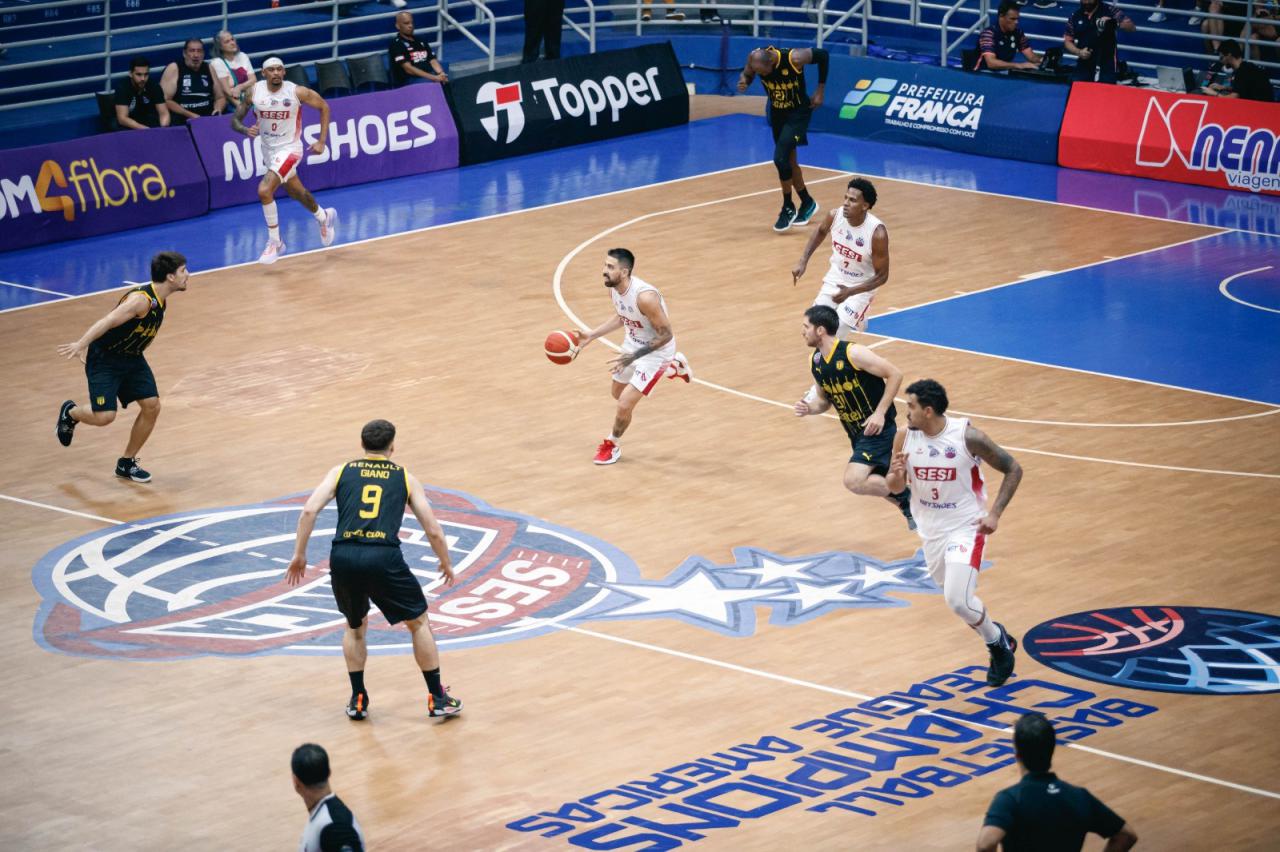 Sesi Franca vence o Peñarol e classifica-se para o Final Four