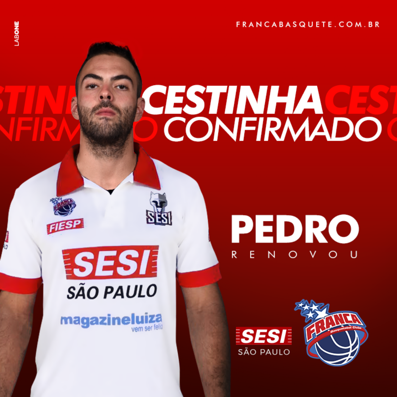 Sesi Franca Basquete renova com o cestinha Pedro Teruel